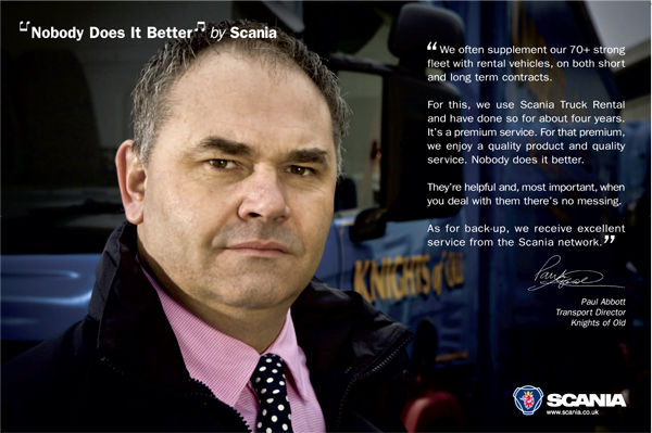 Scania (GB) Ad Campaign 08